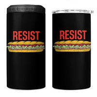 Resist Sandwich 4 in 1 Can Cooler Tumbler Sarcastic Food Revolution Political Satire - Wonder Print Shop