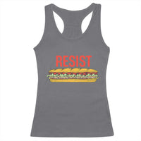 Sandwich Power Fist Racerback Tank Top Sarcastic Food Revolution Political Satire - Wonder Print Shop