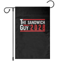 The Sandwich Guy 2028 Garden Flag Political Parody - Wonder Print Shop