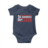 The Sandwich Guy for President 2028 Baby Onesie Funny Patriotic Campaign Parody - Wonder Print Shop