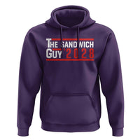 The Sandwich Guy for President 2028 Hoodie Funny Patriotic Campaign Parody - Wonder Print Shop