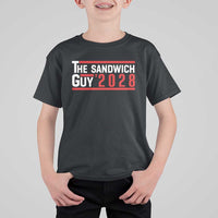 The Sandwich Guy for President 2028 T Shirt For Kid Funny Patriotic Campaign Parody - Wonder Print Shop