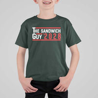 The Sandwich Guy for President 2028 T Shirt For Kid Funny Patriotic Campaign Parody - Wonder Print Shop