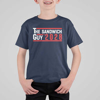 The Sandwich Guy for President 2028 T Shirt For Kid Funny Patriotic Campaign Parody - Wonder Print Shop