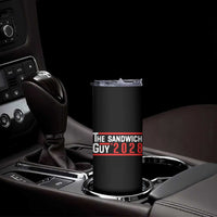 The Sandwich Guy 2028 Skinny Tumbler Political Parody - Wonder Print Shop