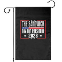 The Sandwich Guy for President 2028 Garden Flag Funny Patriotic Campaign Parody - Wonder Print Shop