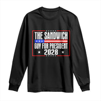 The Sandwich Guy 2028 Long Sleeve Shirt Political Parody - Wonder Print Shop