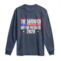 The Sandwich Guy 2028 Long Sleeve Shirt Political Parody - Wonder Print Shop