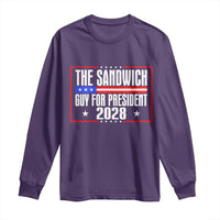 The Sandwich Guy 2028 Long Sleeve Shirt Political Parody - Wonder Print Shop