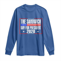 The Sandwich Guy 2028 Long Sleeve Shirt Political Parody - Wonder Print Shop