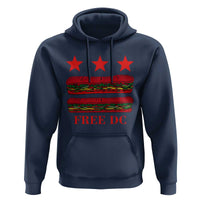 Free DC Funny Flag Parody Hoodie Washington DC with Baguette Sandwich Twist - Wonder Print Shop