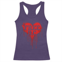 Free DC Graffiti Dripping Heart Graphic Racerback Tank Top Washington DC Pride Political Satire - Wonder Print Shop