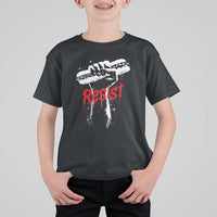 Resist with Sandwich Power T Shirt For Kid Funny Food Rebellion Political Satire - Wonder Print Shop