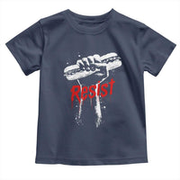 Resist with Sandwich Power Toddler T Shirt Funny Food Rebellion Political Satire - Wonder Print Shop