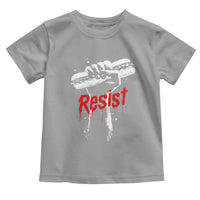 Resist with Sandwich Power Toddler T Shirt Funny Food Rebellion Political Satire - Wonder Print Shop