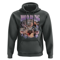 Baby Hippo Moo Deng Hoodie Funny Moo-deng Baby Pygmy Hippopotamus - Wonder Print Shop