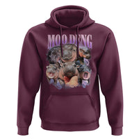 Baby Hippo Moo Deng Hoodie Funny Moo-deng Baby Pygmy Hippopotamus - Wonder Print Shop