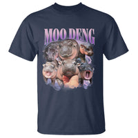 Baby Hippo Moo Deng T Shirt Funny Moo-deng Baby Pygmy Hippopotamus - Wonder Print Shop