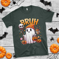 Cute Halloween Ghost Boo Sheet T Shirt Funny Bruh Trick Or Treat Candy - Wonder Print Shop