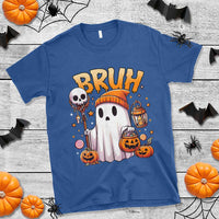 Cute Halloween Ghost Boo Sheet T Shirt Funny Bruh Trick Or Treat Candy - Wonder Print Shop