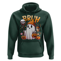 Cute Halloween Ghost Boo Sheet Hoodie Funny Bruh Trick Or Treat Candy - Wonder Print Shop