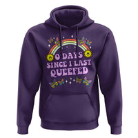 Funny Queef Joke Embarrassing Hoodie 0 Days Since I Last Queefed - Wonder Print Shop