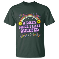 Funny Queef Joke Embarrassing T Shirt 0 Days Since I Last Queefed - Wonder Print Shop
