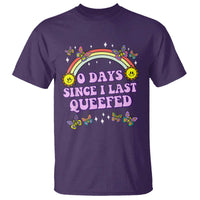 Funny Queef Joke Embarrassing T Shirt 0 Days Since I Last Queefed - Wonder Print Shop