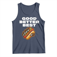 Good Better Best Chicago Football Inspirational Tank Top Funny Hot Dog and Claw Graphic - Wonder Print Shop