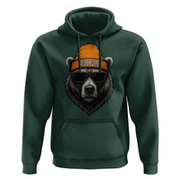 Cool Bear Chicago Graphic Hoodie Retro Vibe City Pride Beanie and Sunglasses - Wonder Print Shop