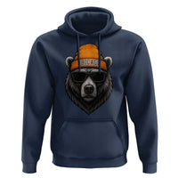 Cool Bear Chicago Graphic Hoodie Retro Vibe City Pride Beanie and Sunglasses - Wonder Print Shop