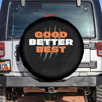 Good Better Best Chicago Football Inspirational Spare Tire Cover Fierce Bears Claw Graphic for Fan TS02
