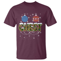 Christmas Couples T Shirt Chestnuts Xmas Matching Family Funny Chest - Wonder Print Shop