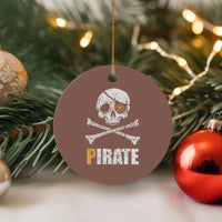 Funny Pirate Pi Cryptocurrency Ceramic Ornament Crypto Coins Blockchain Mining - Wonder Print Shop