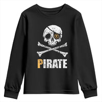Funny Pirate Pi Cryptocurrency Youth Sweatshirt Crypto Coins Blockchain Mining - Wonder Print Shop