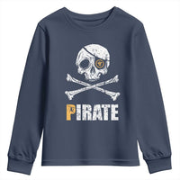 Funny Pirate Pi Cryptocurrency Youth Sweatshirt Crypto Coins Blockchain Mining - Wonder Print Shop