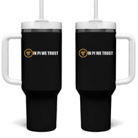 In Pi We Trust Cryptocurrency Tumbler With Handle Crypto Coins Blockchain Mining - Wonder Print Shop