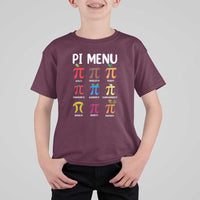Funny Number Pi T Shirt For Kid Pi Menu 3.14 Pi Symbol - Math Teacher Happy Pi Day - Wonder Print Shop