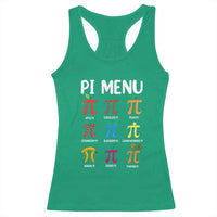 Funny Number Pi Racerback Tank Top Pi Menu 3.14 Pi Symbol - Math Teacher Happy Pi Day - Wonder Print Shop