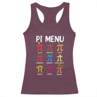 Funny Number Pi Racerback Tank Top Pi Menu 3.14 Pi Symbol - Math Teacher Happy Pi Day - Wonder Print Shop