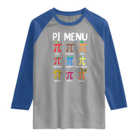 Funny Number Pi Raglan Shirt Pi Menu 3.14 Pi Symbol - Math Teacher Happy Pi Day - Wonder Print Shop