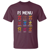 Funny Number Pi T Shirt Pi Menu 3.14 Pi Symbol - Math Teacher Happy Pi Day - Wonder Print Shop