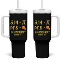 Funny Number Pi Tumbler With Handle Pi 3.14 Equal Pie Coincidence I Think Not Math Pun - Wonder Print Shop