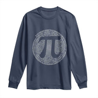 Funny Number Pi Long Sleeve Shirt Pi 3.14 Pi Number Symbol Math Science Gift - Wonder Print Shop