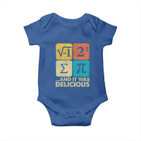 Funny Number Pi Baby Onesie I Ate Some Pie and It Was Delicious Funny PI Day Math Pun - Wonder Print Shop