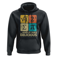 Funny Number Pi Hoodie I Ate Some Pie and It Was Delicious Funny PI Day Math Pun - Wonder Print Shop