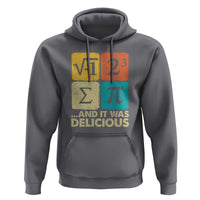 Funny Number Pi Hoodie I Ate Some Pie and It Was Delicious Funny PI Day Math Pun - Wonder Print Shop