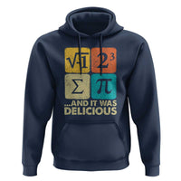 Funny Number Pi Hoodie I Ate Some Pie and It Was Delicious Funny PI Day Math Pun - Wonder Print Shop
