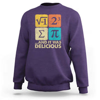 Funny Number Pi Sweatshirt I Ate Some Pie and It Was Delicious Funny PI Day Math Pun - Wonder Print Shop