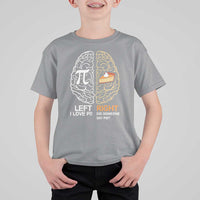 Funny Pi Day T Shirt For Kid Left Vs Right Brain Pie Shirt Math Geek Gift - Wonder Print Shop